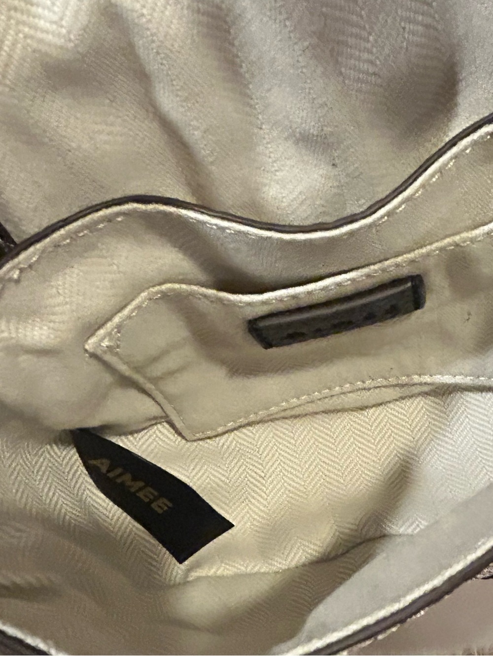 Aimee Vanilla Snake Jeweled Willow Novelty Mini Crossbody - Picture 10 of 13